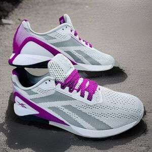 Reebok Women's Nano X1 Cross Trainer Sneaker White/Semi Proud Pink/ Grey Size 9